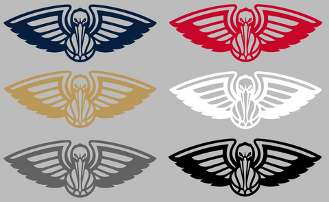 New Orleans Pelicans Team Logo Premium DieCut Vinyl Decal PICK COLOR & SIZE