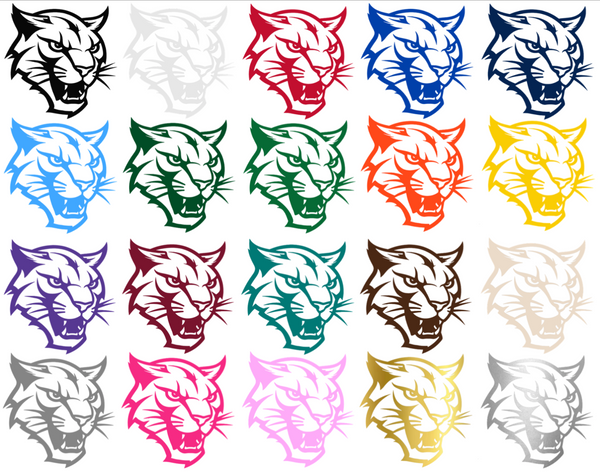 Your Custom Team Logo Vinyl Decal - Pick Size & Color - High School College Travel Soccer