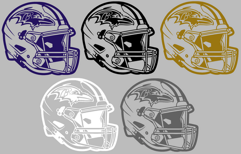 Baltimore Ravens Football Helmet Premium DieCut Vinyl Decal PICK COLOR & SIZE