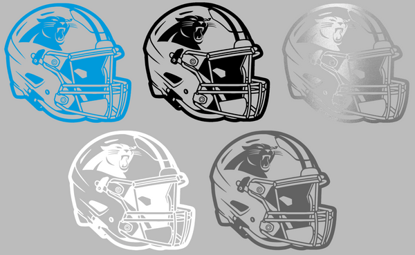 Carolina Panthers Football Helmet Premium DieCut Vinyl Decal PICK COLOR & SIZE