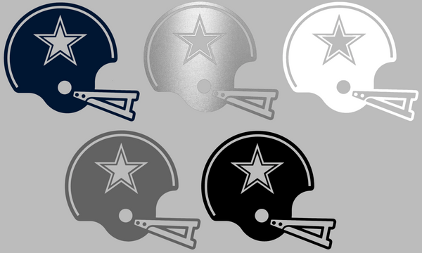 Dallas Cowboys Retro Football Helmet Premium DieCut Vinyl Decal PICK COLOR & SIZE