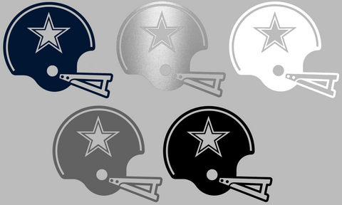 Dallas Cowboys Retro Football Helmet Premium DieCut Vinyl Decal PICK COLOR & SIZE