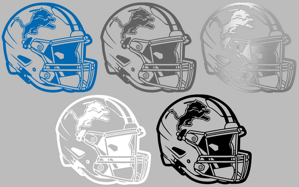 Detroit Lions Football Helmet Premium DieCut Vinyl Decal PICK COLOR & SIZE
