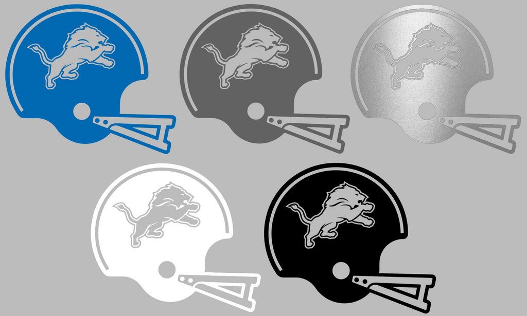 Detroit Lions Retro Football Helmet Premium DieCut Vinyl Decal PICK COLOR & SIZE