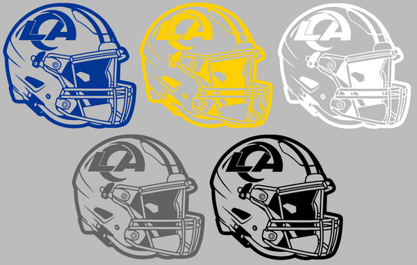 Los Angeles Rams Football Helmet Premium DieCut Vinyl Decal PICK COLOR & SIZE