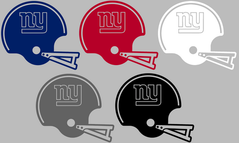New York Giants Retro Football Helmet Premium DieCut Vinyl Decal PICK COLOR & SIZE