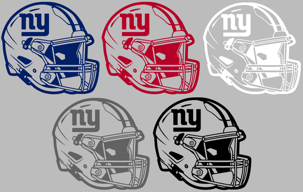 New York Giants Football Helmet Premium DieCut Vinyl Decal PICK COLOR & SIZE