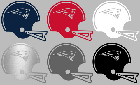New England Patriots Retro Football Helmet Premium DieCut Vinyl Decal PICK COLOR & SIZE