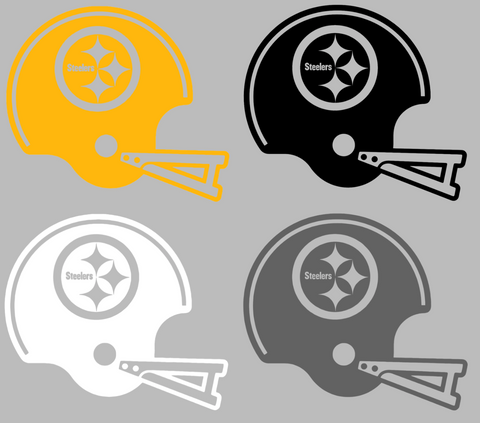 Retro Football Helmet Premium DieCut Vinyl Decal PICK COLOR & SIZE