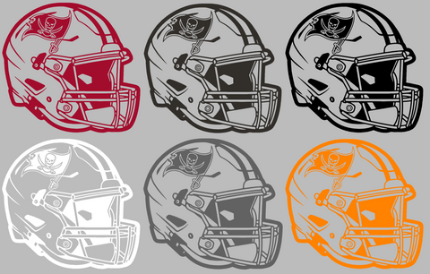 Tampa Bay Buccaneers Football Helmet Premium DieCut Vinyl Decal PICK COLOR & SIZE
