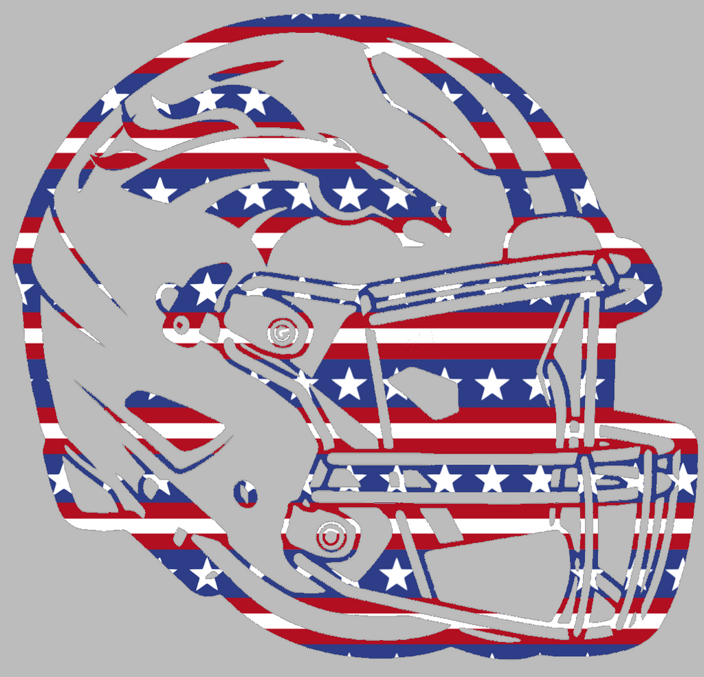 Detroit Lions Football Helmet Stars & Stripes USA American Flag Vinyl Decal PICK SIZE