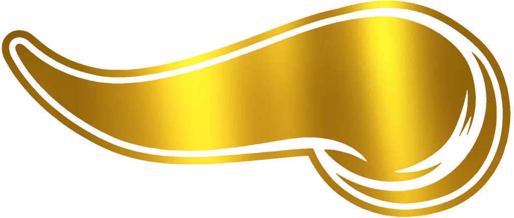 Minnesota Vikings GOLD CHROME MIRROR Horns Logo Premium DieCut Vinyl Decal PICK SIZE