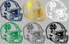 Notre Dame Fighting Irish Football Helmet Premium DieCut Vinyl Decal PICK COLOR & SIZE