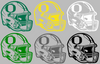 Oregon Ducks Football Helmet Premium DieCut Vinyl Decal PICK COLOR & SIZE