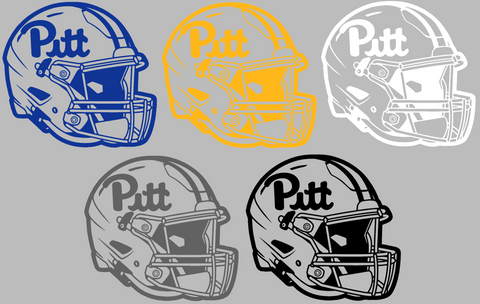 Pittsburgh Pitt Panthers Football Helmet Premium DieCut Vinyl Decal PICK COLOR & SIZE