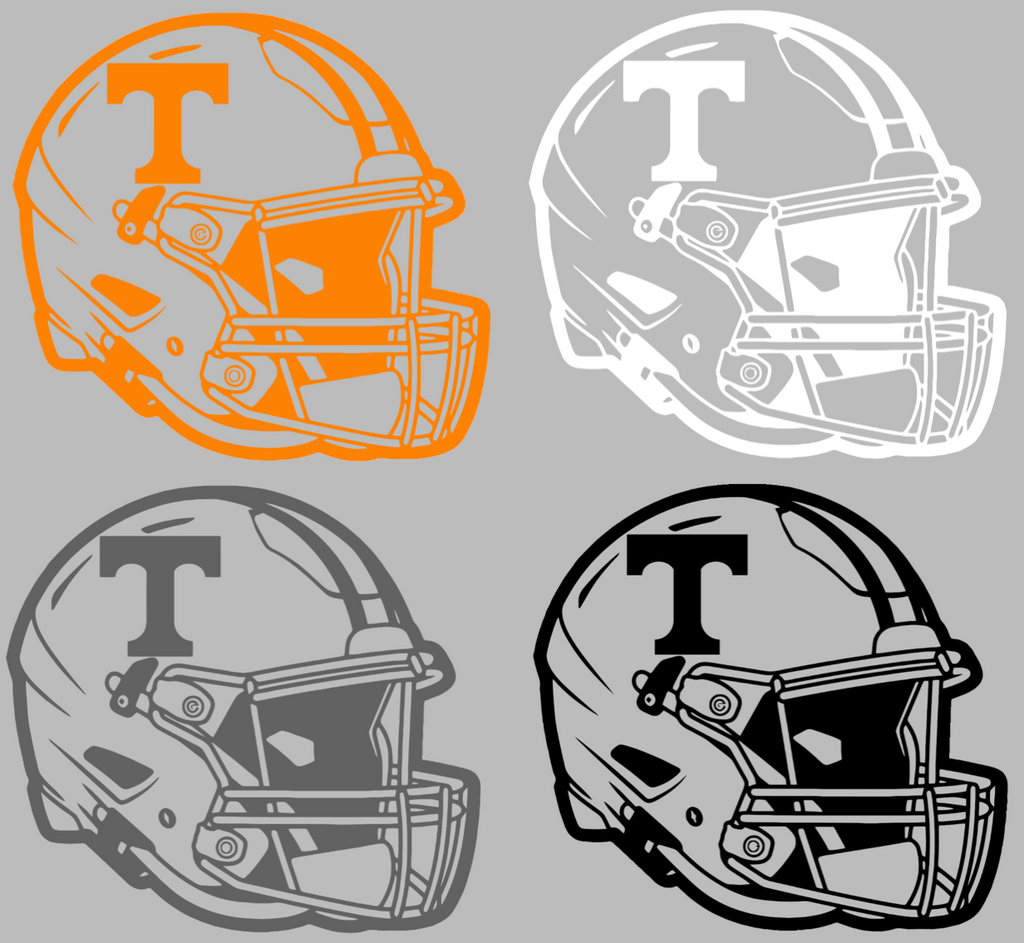 Tennessee Volunteers Football Helmet Premium DieCut Vinyl Decal PICK COLOR & SIZE