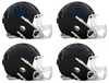 New York Yankees Custom Concept Black Mini Riddell Speed Football Helmet