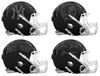New York Yankees Custom Concept Black Mini Riddell Speed Football Helmet