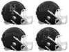New York Mets Custom Concept Black Mini Riddell Speed Football Helmet