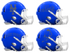 New York Mets Custom Concept Royal Blue Mini Riddell Speed Football Helmet