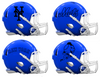 New York Mets Custom Concept Royal Blue Mini Riddell Speed Football Helmet