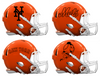 New York Mets Custom Concept Orange Mini Riddell Speed Football Helmet