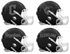 Cleveland Guardians Custom Concept Black Mini Riddell Speed Football Helmet