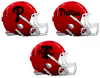 Philadelphia Phillies Custom Concept Red Mini Riddell Speed Football Helmet