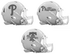 Philadelphia Phillies Custom Concept White Mini Riddell Speed Football Helmet
