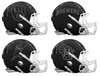 Milwaukee Brewers Custom Concept Black Mini Riddell Speed Football Helmet