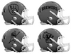 Milwaukee Brewers Custom Concept Gray Mini Riddell Speed Football Helmet
