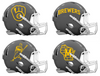 Milwaukee Brewers Custom Concept Gray Mini Riddell Speed Football Helmet