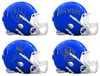 Milwaukee Brewers Custom Concept Royal Blue Mini Riddell Speed Football Helmet