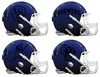 Milwaukee Brewers Custom Concept Navy Blue Mini Riddell Speed Football Helmet