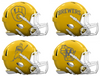 Milwaukee Brewers Custom Concept Yellow Mini Riddell Speed Football Helmet