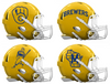 Milwaukee Brewers Custom Concept Yellow Mini Riddell Speed Football Helmet