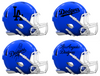 Los Angeles Dodgers Custom Concept Royal Blue Mini Riddell Speed Football Helmet - SportsJewelryProShop