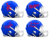 Los Angeles Dodgers Custom Concept Royal Blue Mini Riddell Speed Football Helmet - SportsJewelryProShop