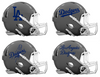 Los Angeles Dodgers Custom Concept Gray Mini Riddell Speed Football Helmet - SportsJewelryProShop