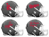Los Angeles Dodgers Custom Concept Gray Mini Riddell Speed Football Helmet - SportsJewelryProShop