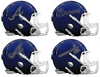 Atlanta Braves Custom Concept Navy Blue Mini Riddell Speed Football Helmet
