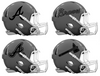 Atlanta Braves Custom Concept Gray Mini Riddell Speed Football Helmet