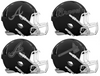 Atlanta Braves Custom Concept Black Mini Riddell Speed Football Helmet