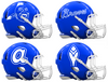 Atlanta Braves Retro Throwback Custom Concept Royal Blue Mini Riddell Speed Football Helmet