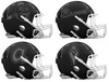 Atlanta Braves Retro Throwback Custom Concept Black Mini Riddell Speed Football Helmet