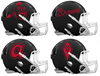 Atlanta Braves Retro Throwback Custom Concept Black Mini Riddell Speed Football Helmet