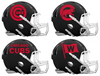 Chicago Cubs Custom Concept Black Mini Riddell Speed Football Helmet