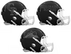 Colorado Rockies Custom Concept Black Mini Riddell Speed Football Helmet