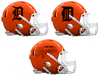 Detroit Tigers Custom Concept Orange Mini Riddell Speed Football Helmet