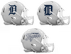 Detroit Tigers Custom Concept White Mini Riddell Speed Football Helmet